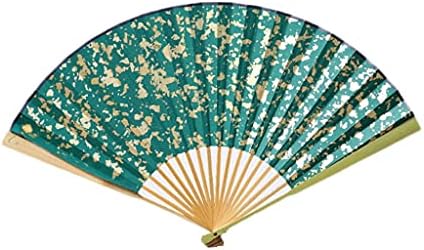 MEING FAN DOBRILHO FAN FANTES DE MOLHA COM TASSELOS ， Bambu + Rice Papel Wenwan Collection Fan for Home Decor Events Supplies