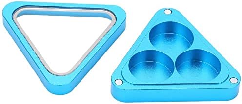 Armazenamento portátil de ponta da sugestão de alumínio com três orifícios para bilhar piscina e dicas de sinuca - inclui giz e lutas de giz e luvas de giz com pontas de ponta