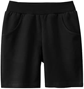 Criança Soild Shorts Para meninos, meninos esportes de calças curtas atléticas Casual Fashion Beach Trunks com bolsos