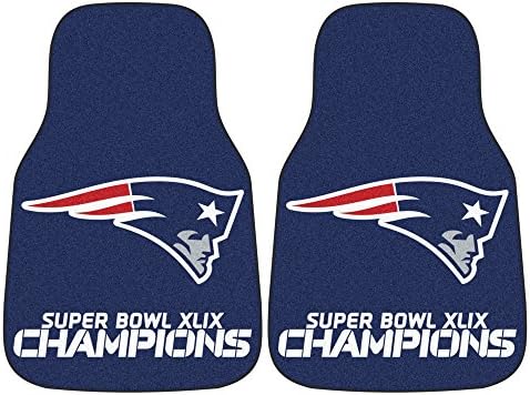Fanmats 17686 New England Patriots Super Bowl Xlix Champions de 2 Peças