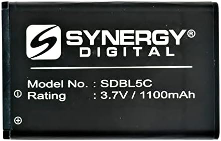 Scanner de código de barras Synergy Digital, compatível com o scanner de código de barras Nokia 1315, Ultra High Capacity, substituição da bateria de Lark Bjorn BL-6SP