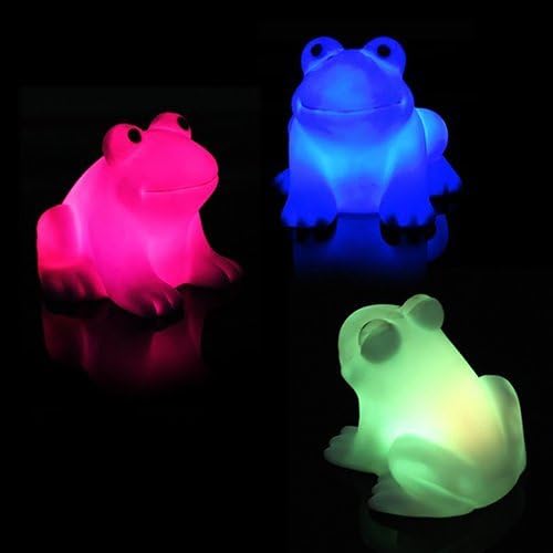 Frog Night Light, fofo sapo led noturno criativo lâmpada de decoração de cor criativa