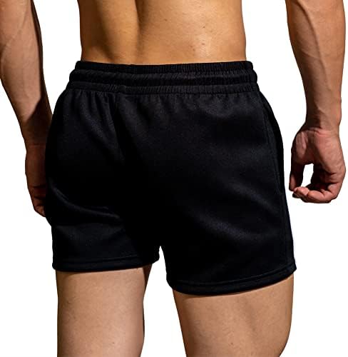 D.M de shorts esportivos masculinos para o exercício de ginástica atlética de roupas ativas com booty de bolso Slim Style