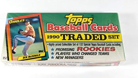 1990 Topps Baseball negociou o conjunto de fábrica de varejo
