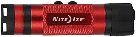 NITE IZE IZE RADIANT 3 em 1 Mini lanterna, lanterna lanterna e luz de segurança vermelha, inclui modo de bloqueio para evitar o dreno da bateria