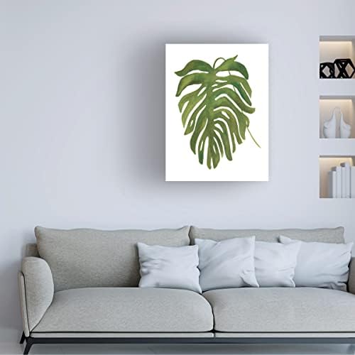 Marca registrada Bine Art 'Tropical Palm II' Arte de tela por portfólio de maçã selvagem
