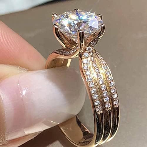 Anéis para mulheres feitas à mão noivado de jóias de pedra Presente de casamento branco anéis de luxo anel de luxo