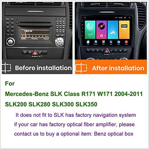 AUTOSION ANDROID 11 CAR GPS Rádio de navegação da unidade estéreo para Mercedes Benz R171 SLK200 SLK280 SLK300 SLK350