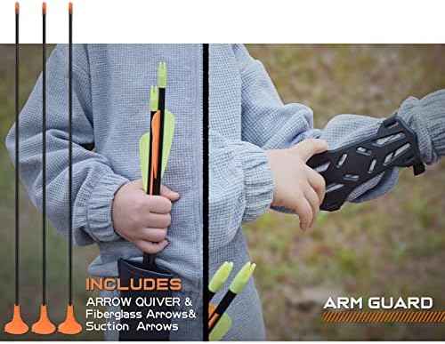 Elong Youth Recurve Bow and Arrow Set Out Outdoor com Question