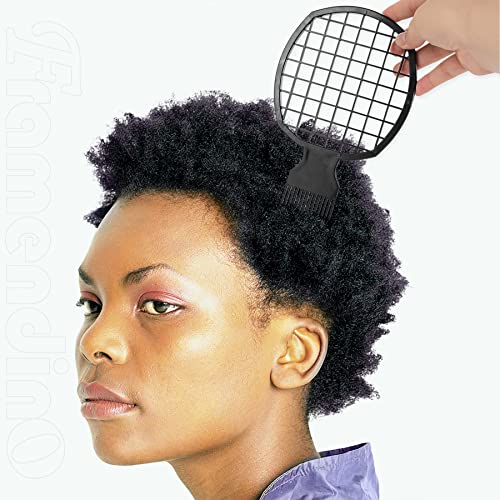 FRAMENDINO, Afro Twist Hair pente 2 em 1 tecer dreadlocks bobina de cabelo pente pente pente pente de cabelo para homens mulheres pavoras de cabelo natural enrolar cabelos