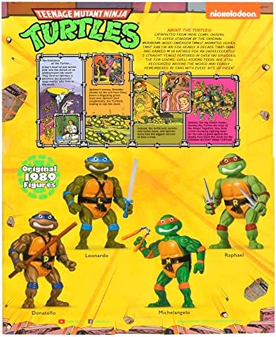 Teenage Mutant Ninja Turtles: 12 ”Classic Donatello Giant Figura dos companheiros de brincadeira Toys