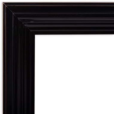 Cottage Garden Live Simply Love Care Midnight Black 5 x 7 Woodgrain Hingled Double Colletop Photo Frame