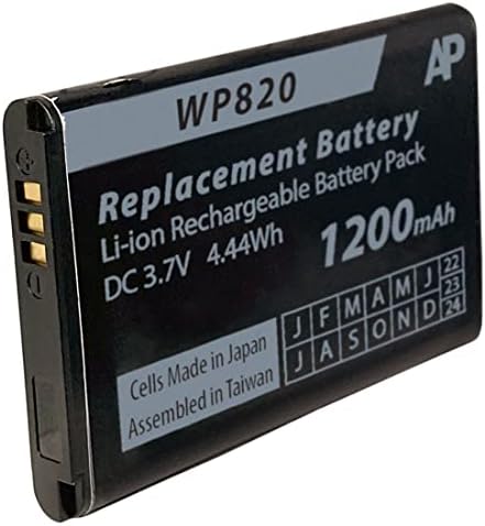 Bateria de substituição de energia artesanal para os telefones Grandstream WP820, WP810 e DP730. Substitui o GS-01