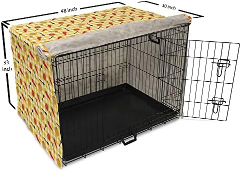 Capa de caixas de cachorro de comida lunarável, quadrilhas quadrilhas de pimenta padrão e pimentão de pimentão plástico colher