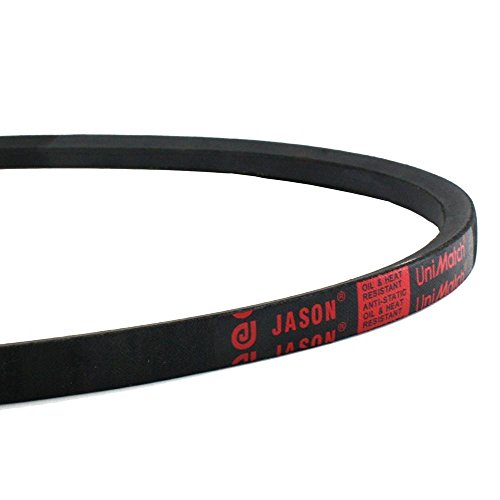 Jason Industrial B55 5L580 V-Belt, seção b/5L, borracha natural/SBR/poliéster, 58 comprimento externo, 21/32 Largura superior,