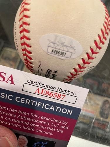 Johnny Roseboro Los Angeles Dodgers Single Signed Baseball JSA Authenticated - Bolalls autografados