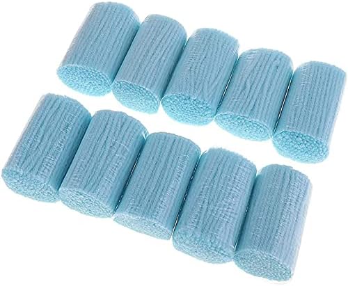 10 cores Latch Gink Yarn pré -corte Fio de tapete colorido Substitua fios de fios para fazer cobertores de travesseiros e projetos de gancho de trava DIY, azul claro