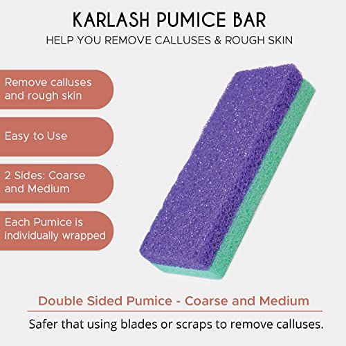 Karlash Pedicure Pedicure Pedra Pedra de Pedra de Pedra para Removedor de Calus para Petros de pele e lavador para Skins Dead