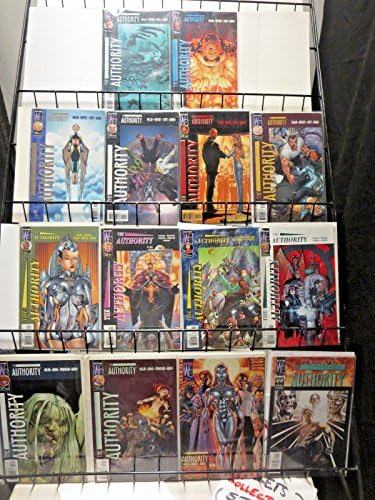 Autoridade lote de 44 quadrinhos Wildstorm DC Ellis Morrison Millar VF+ 1999-2009