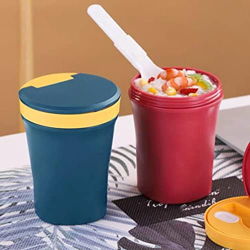 Hemoton Kids BENTO BENTO BENTO BOIXA SOPA DE MICROWAVE CREEEL CREEEL: Aquecimento no fogão de macarrão de recipiente de leite com tampas 2pcs BENTO BENTO BENTO BENTO BENTO LUROM