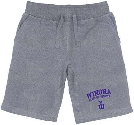 Winona State University Warriors Seal College College Fleece Drawstring Shorts
