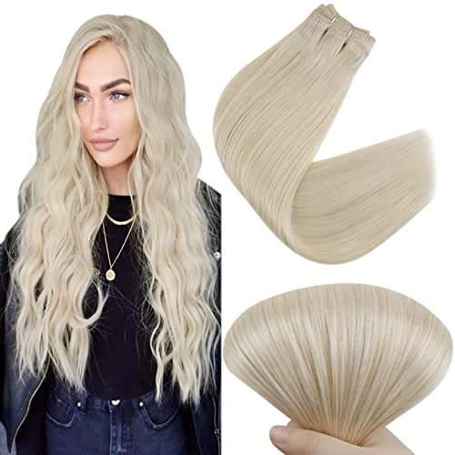 Easyouth One Pack Weft Haf Hair Extensions Real Human Hair e uma fita de embalagem em extensões de cabelo humano cor