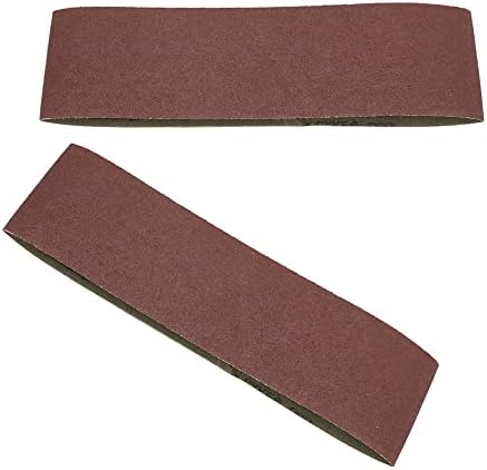 10pcs 50x686mm Beltos de lixamento 40-800 lixa de polimento de metal macio de madeira de madeira Bandas abrasivas para a ferramenta