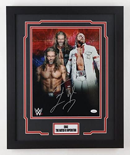 WWE Exclusive Edge assinado autografado emoldurado 11x14 Foto JSA Autenticação 11 - Fotos de luta livre autografadas