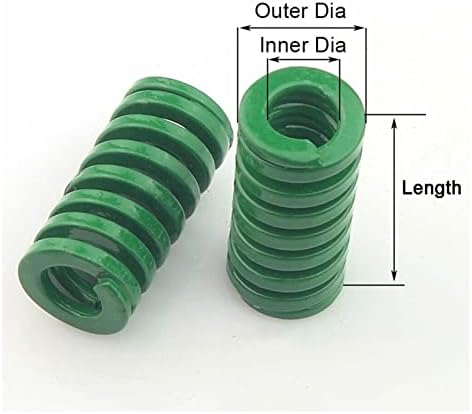 As molas de compressão são adequadas para a maioria dos reparos i 1 pedaço de molde pesado verde girando diâmetro externo de 12
