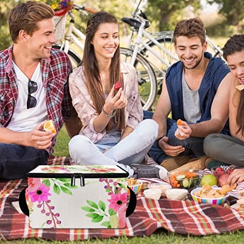 Lunchagem Guerotkr para homens, lancheira isolada, lancheira para adultos, flor