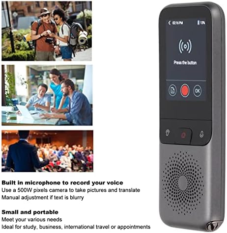 Translator de voz inteligente Udavivi, dispositivo de tela sensível ao toque em tempo real para tradução de voz e foto