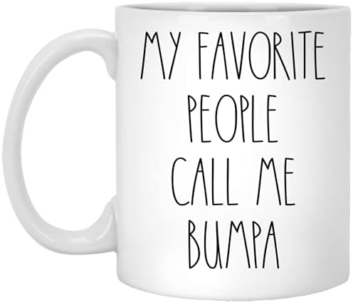 Bumpa - minhas pessoas favoritas me chamam de caneca de café, Bumpa Rae Dunn inspirado, Rae Dunn Style, aniversário - Feliz Natal -