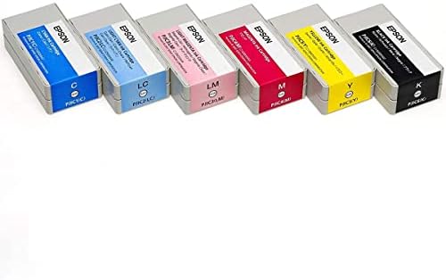 C13S02A9991 CARTURGE DE TINTA 6 Conjunto de cores para discrimProdutor pp-100 pp-50 em embalagens de varejo, cada um