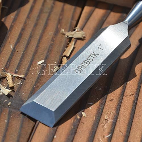 Conjuntos de ferramentas profissionais de cinzel de madeira GRebStk 4PCS + 4PCs Professional Wood Chisel Ferramentas