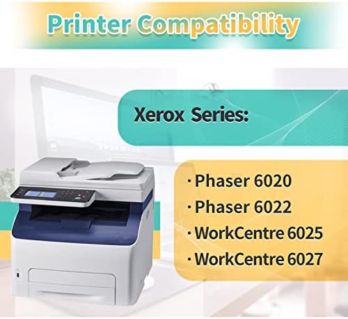 Workplus de alta capacidade Remanufated Compatible Toner Cartidge para Xerox Phaser 6020 6022 WorkCentre 6025 6027, toner