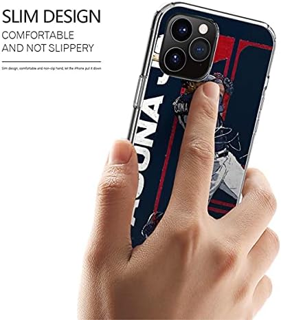 Caixa de telefone Compatível com iPhone Samsung Galaxy Cópia X de 8 Ronald 11 Acuna 12 Jr 13 Carton XR 7 Pro Max SE 2020