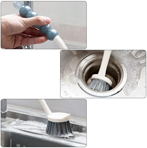 Lavador de pratos de cabine de cabine lavadora lavadora de lavar escova de banheiro escova de limpeza de 6 pcs de limpeza de plástico