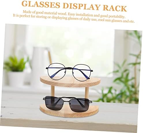 Óculos stobok 1pc Exibir óculos de sol de mesa de mesa do suporte de suporte de suporte de suporte de suporte de óculos de sol do suporte para óculos de leão dos óculos de madeira para óculos de sonda pendurados óculos de sol de óculos de cisão