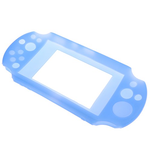 Capa de capa de pele à prova de poeira do Dovewill para a Sony PlayStation PS Vita PSV 2000 Game Controller Blue