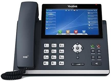 Yealink T48U Yealink Ultra-elegante da tela sensível ao toque Telefone IP, 16 linhas. Exibição da tela de toque colorida