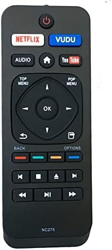 Controle remoto de substituição NC275 NC275UH Compatível para Philips Blu-ray DVD Player BDP2501 BDP2501/F7 BDP2501/F7A