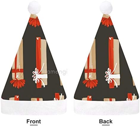 Chapéu de Papai Noel de Natal, Feliz Natal de Natal Chapéu de Férias para Adultos, Unisex Comfort Chapéus de Natal para Festive