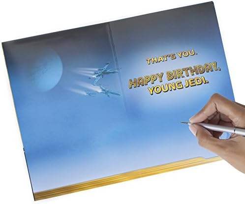 Hallmark Star Wars Birthday Card com luz e som