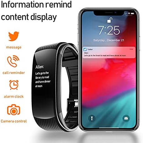 MoreSec Smart Watches for Men Mulher, Smart Watch com texto e chamada, smartwatches com monitor de pressão sanguínea de frequência cardíaca, Health Smartwatch pulseira de pulseira IP67 à prova d'água # EUA