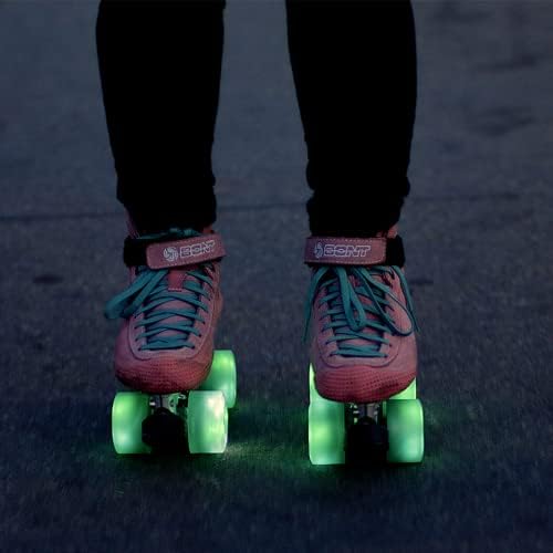 Bont Skates - Rodas de skate químicas LED LED LED - Luminous Recreational Street Skate Outdoor - 62x35mm 83a - pacote de 4