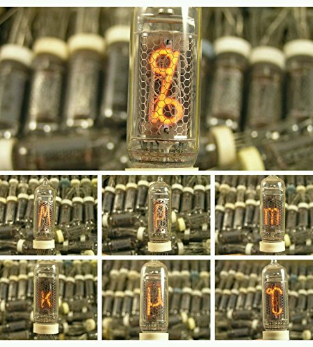 6 PCs/lots símbolos vintage nixie tube in-19a in-19b IN-19V NOS TUBOS