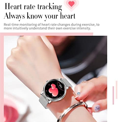 Droos Fitness Tracker Chamadas e lembretes de mensagens Tracker com 1,09 polegada IPS Screen Color Screen Smart Watch com