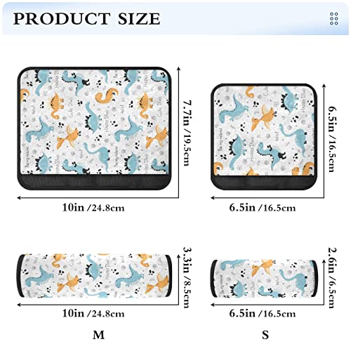 Capas de alça de assento de carro dinossauros para bebês crianças 2 PCs tiras de assento de carro almofadas de almofada de ombro