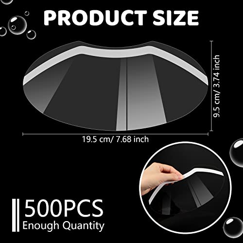 500 PCs escudo de chuveiro, Microblading Viseira de chuveiro Clear visors Protector ocular para o salão de salão de cabelo