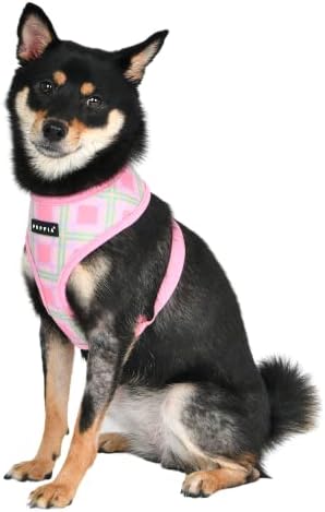 Puppia Spring e Summer Fashion Over-the Head Dog Arness, Pink_jaylen, Extra grande